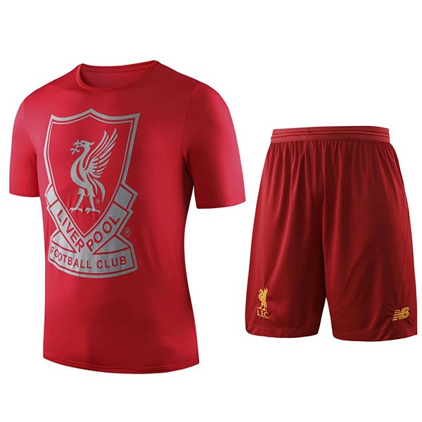 Trainingsshirt Komplett Set Liverpool 2019-20 Rote Fussballtrikots Günstig